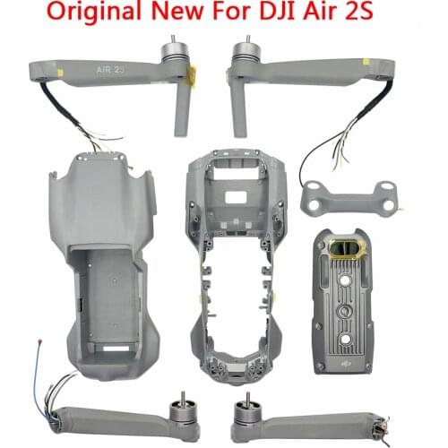 Original DJI Mavic Air 2S Body Shell Motor Arm Upper Bottom Cover Middle Frame Front Rear Left Right Arms Set Spare Parts