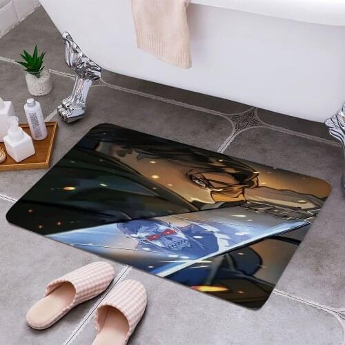 Levi Attack on Titan Cheaper Anti-slip Modern Area Rugs Living Room Balcony Bathroom Printed Carpet Doormat Hallway Bath Mat