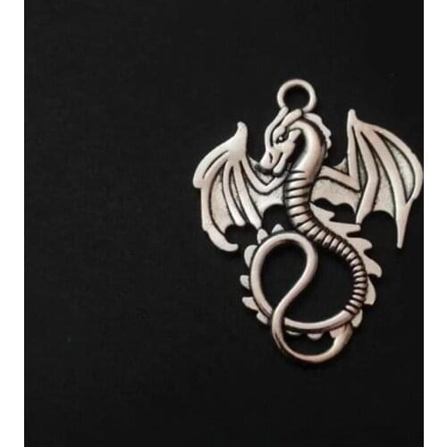 Metal Alloy Cute Flying Dragon Charm Pendants For Jewelry Making Dragon Pendants Charm DIY Handmade Craft