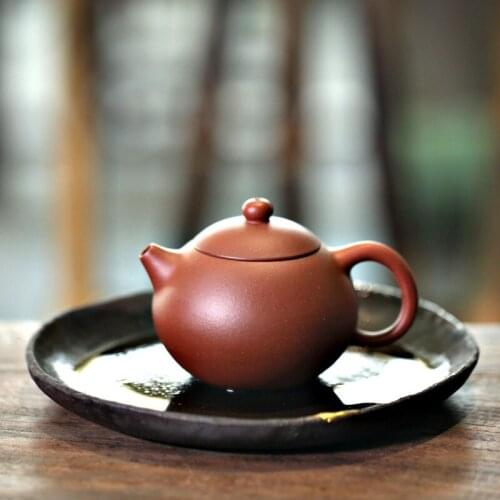 Monohydrate yixing recommended kung fu tea set # suits domestic ore pure manual red-skinned Long Wendan 180 ml