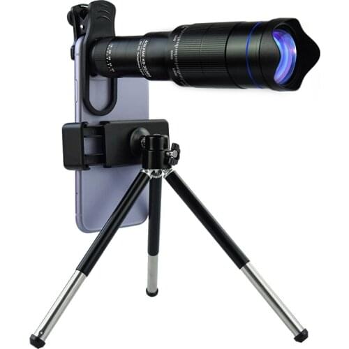 40x Monocular Telescope Zoom Waterproof Professional HD ED Glass with Tripod Phone Clip Hunting Sports Outdoor Camping Travel