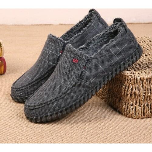 2020 New Mens Winter Sneakers Tennis Shoes Casual Mens Shoes Warm and Comfortable Beef Tendon Bottom High Quality Cotton Shoes