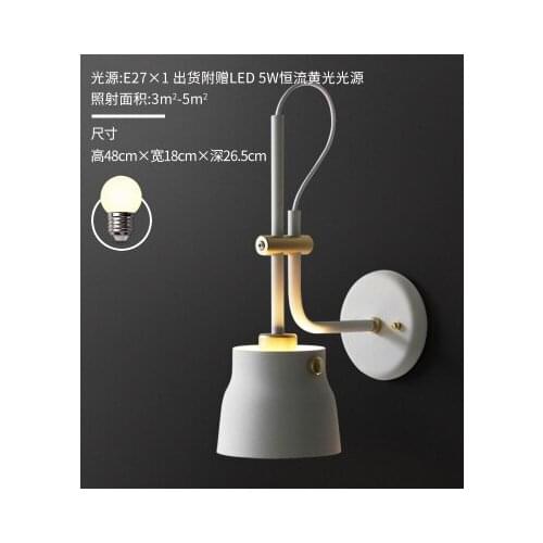 Continuous System Originality Designer Industry Wind Personality Wrought Iron Aisle Restaurant Flexible Mine Hammer Wall Lamp