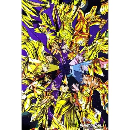 New Arrival Saint Seiya Canvas Poster Prints Modern Home Decoration 50X75cm60X90cm Wall Art Painting Nordic Satin Posters