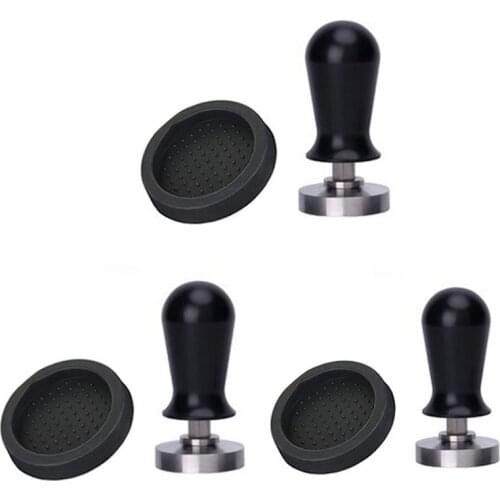 Calibrated Pressure Tamper for Coffee and Espresso and Free Powder Hammer Pad 667A
