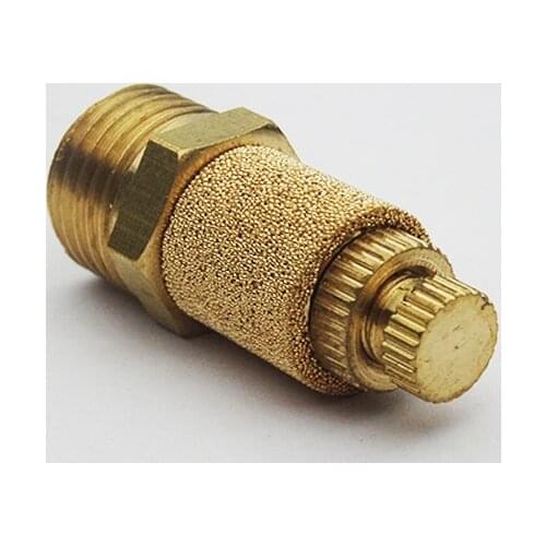 Pneumatic Muffler Silencer Filter Flow Speed Controller Sintered Bronze SLL-01/SLL-02/SLL-03/SLL-04