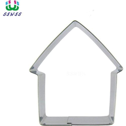Direct Selling,Shabby House Shape Cake Decorating Fondant Cutters Tools,Architecture Cake Cookie Biscuit Baking Molds
