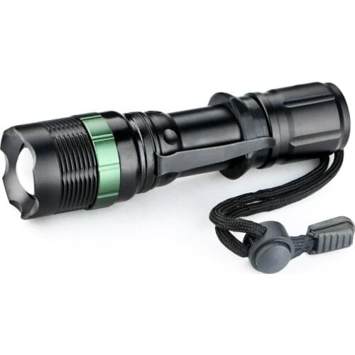 Flashlight Adjustable 3000 Lumen Aluminum Alloy Zoomable Q5 LED Flashlight Torch Zoom Lamp Light Camping