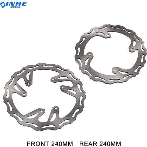 Motorcycle Front Rear Brake Disc Rotor For CR125R CR250R CRF250R CRF450R CRF250X CRF450X CR125 250R CRF 250R 250X 450R 2002-2017