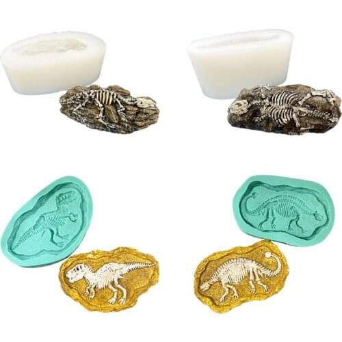 Silicone Mold for Dinosaur Fossils Specimen Christmas Birthday Gifts for Friends Family High Temperature Resistance