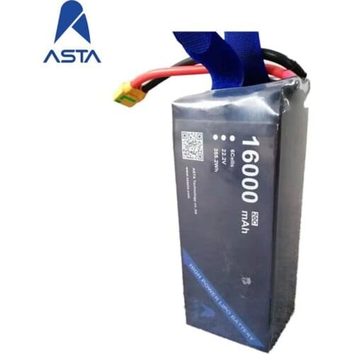 High quality 16000mAh 22000mAh 22.2v 6s lipo battery rechargeable for drone sprayer