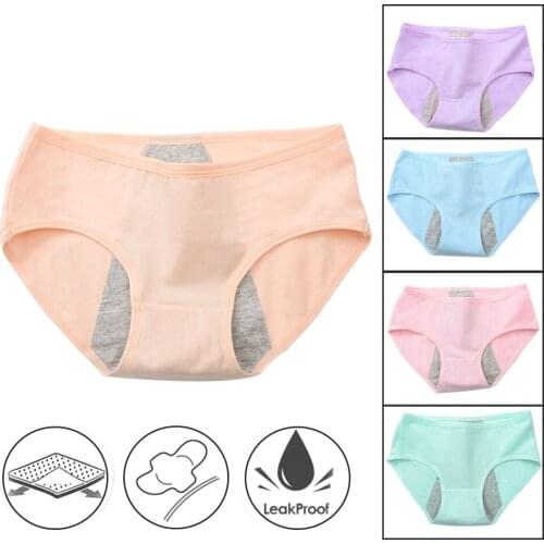 1Pcs Feminine Hygiene Menstrual Panties Women Underwear Physiological Pants Leak Proof Period health movement breathable Panties