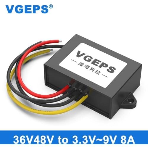 36V48V to 3.3V3.7V4.2V5V6V7.5V9V8A DC power supply step-down car transformer module
