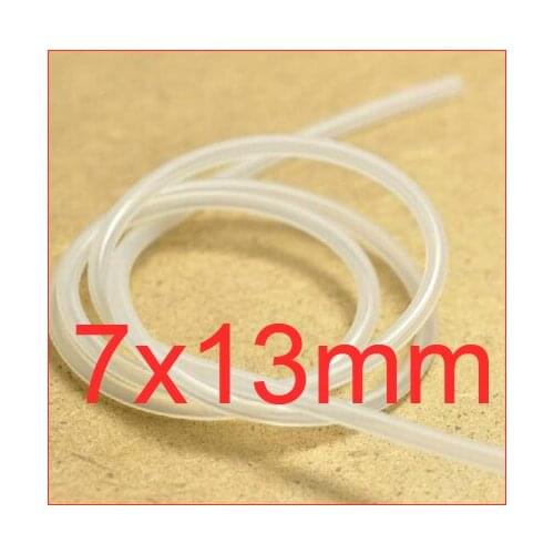 7mm ID 13mm OD 7X13 Transparent Silicone Rubber Tube Hose tubing fda medical flexible pipe,7mm*13mm capillary connect tube