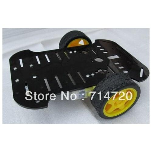 Free shipping 2WD Extend Platform robot chassis smart car chassis for sale