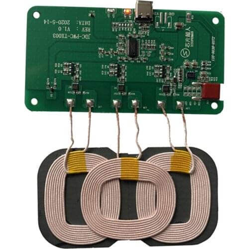 12V 5V 2A Qi Wireless Fast Charger Charging Transmitter Module circuit board 5W/10W/15W/18W/20W + coil FOR CAR iPhone