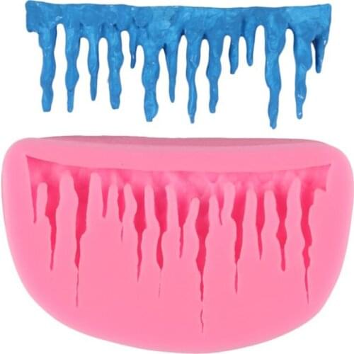 DIY Sugar craft Cake Vintage Ice edge Silicone Mold Fondant Mold Cake decorating Tools Gum paste Mold