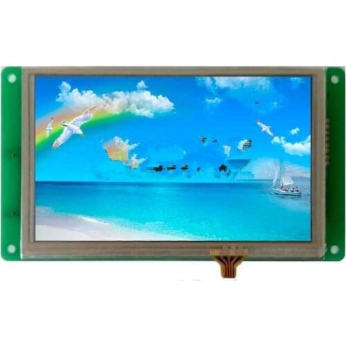 DMT80480C050_04W 5 inch DGUS serial port LCD touch screen color screen mini screen