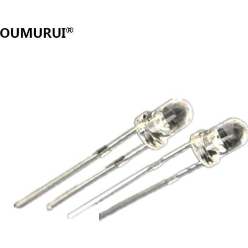 F3 High bright 3mm LED round diode short leg emitting red light 620-625nm 0.06w 2.0-2.2v 20mA 1000PCS Free shipping