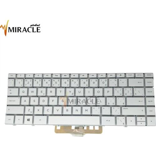 Keyboard for HP Spectre 13-AF 13-AF002TU 13-AF001NG SK Slovakia PK1321W1B22 SN7162BL1 SG-88710 55A 7J1830 white kb backlight