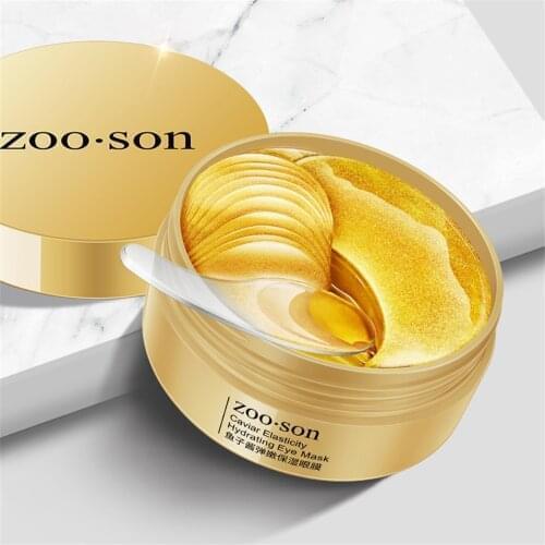 Moisturizing Gold/Seaweed Collagen Eye Mask Care 60Pcs Anti Aging Dark Circles Eye Bags Moisturizing Eye Mask Eye Care