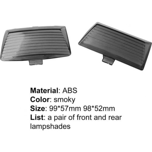 Smoked Fender Tips Light Lenses Covers for Harley 1996-2017 FLHTCI FLHTCUI