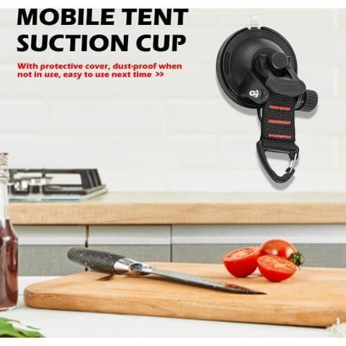Anchor Heavy Duty Tie Down Car Mount Suction Cup Anchor with Triangle Securing Hook Tie Down Camping Tarp Accessory