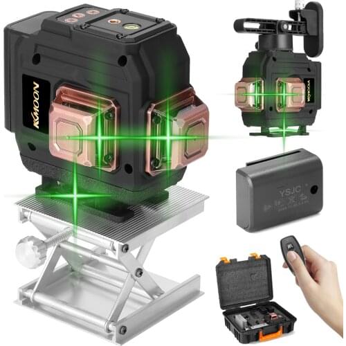 Multifunctional 3D 12 Lines Laser Level Tool Vertical Horizontal Lines with Self-leveling Function