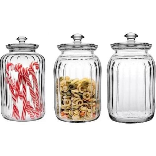 Pasabahce Large Size 3'lü Jar Set