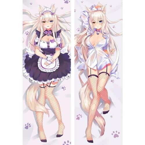 Anime Galgame NEKOPARA vanilla Chocolat decorative hugging body pillow case cover dakimakura pillowcases cosplay pillow cover