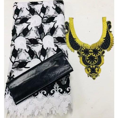 2021 Latest French Bazin Embroidered Mesh Lace Fabrics Swiss voile African Tulle Lace Fabrics For Dress 2.5+2.5Yards/Lot A1110