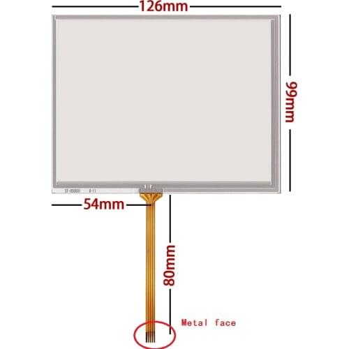 New 5.6 inch 126mm*100mm Touch screen for TM056KDH01 AT056TN53 V.1 industrial Touch Screen Digitizer Panel