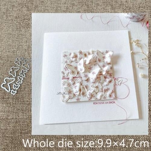 New Design Craft Metal stencil mold Cutting Die mini butterflies decoration scrapbook die cuts Album Paper Card Craft Embossing