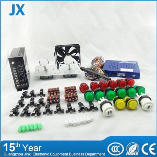 New amusement multi video games1 kit 412 in 1 game board PCB kits Just Another Pandoras Box 3 CGA & VGA Arcade Game Cabinet