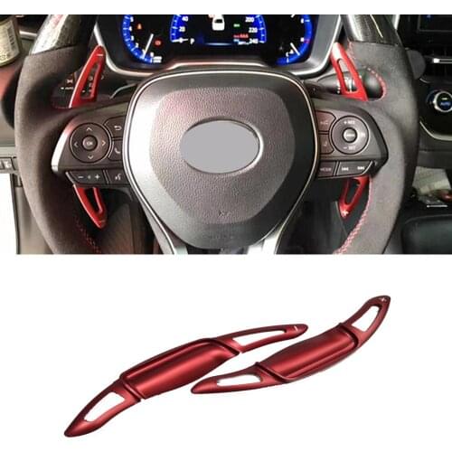 For Toyota Rav 4 Rav4 CaCmry Corolla 2019 2020 Car Steering Wheel Paddle Shift Extend Extension Shifter Aluminum Interior