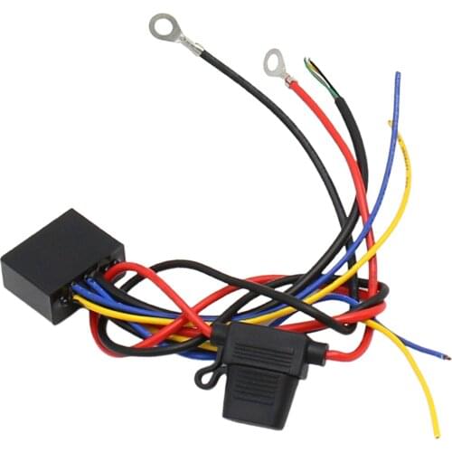 Replacement Durable Motorbike Fog Light Switch Control Smart Relay for BMW R1200GS/ R1250GS/ F850GS/ F750GS Black