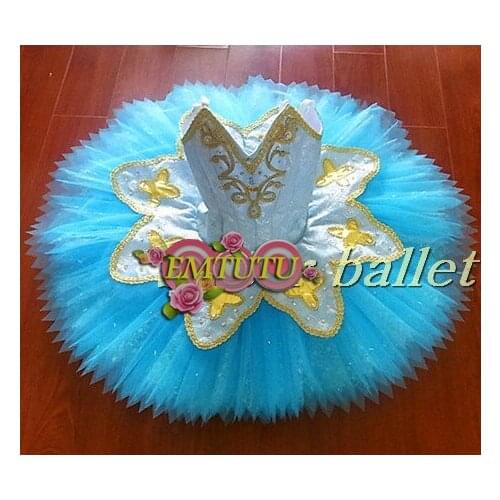 Sleeping Beauty Blue Bird Ballet Costume Swan Lake Professional Ballet Tutu Women Ballerina Ballet Stage Attire Custom Made