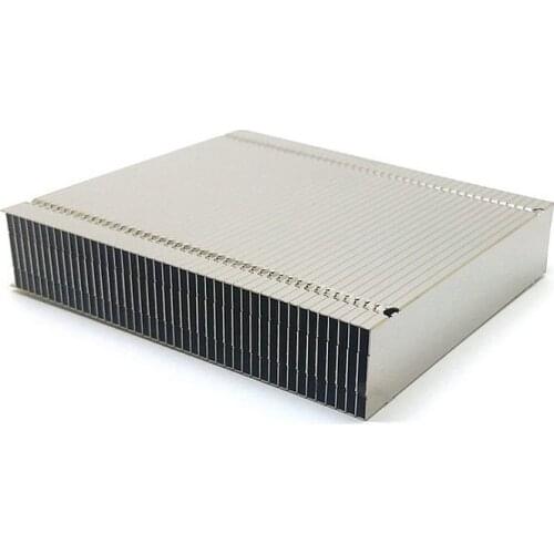 Thickness 15mm aluminum fin 78*66*15mm