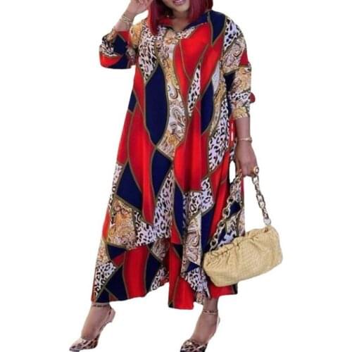 Retro Vintage Floral Print Long Party Dress Full Sleeve Loose Mid Calf Fashion Evening Night Club Wear Long Vestidos Dress New