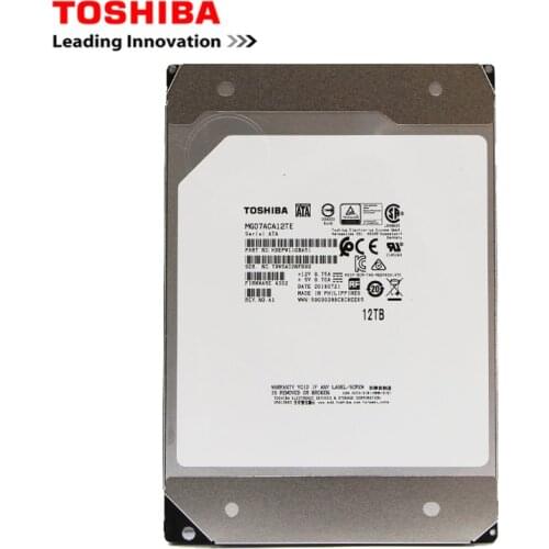 TOSHIBA Enterprise 12TB 3.5" Hard Disk 12T Internal Hard Disk HD 7200RPM SATA3 for desktop PC can be used for surveillance video