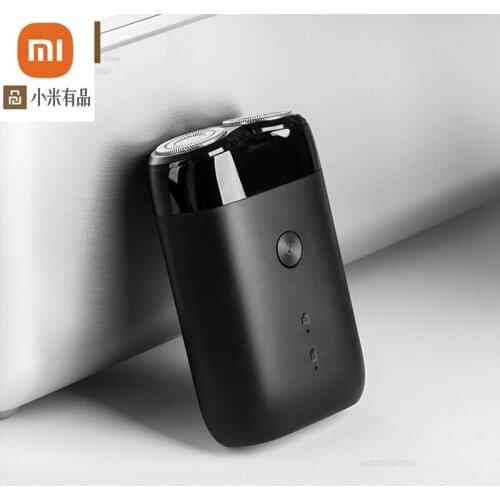 High quality xiaomi mijia youpin electric razor smart double turn cleaning charging mute mens razor smart home