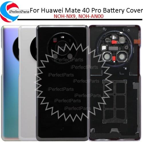 For Huawei Mate 40 Pro Battery Back Cover Rear Door Housing Case Repair Parts Assembly For Huawei Mate40 Pro NOH-NX9 Housing