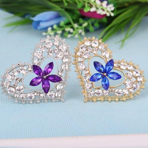 Simple Heart Shaped Brooch Jewelry For Women/men Fashion Jewelry Brooch Pins Metal Scarf Wedding Gift Diy Jewellery Accessories