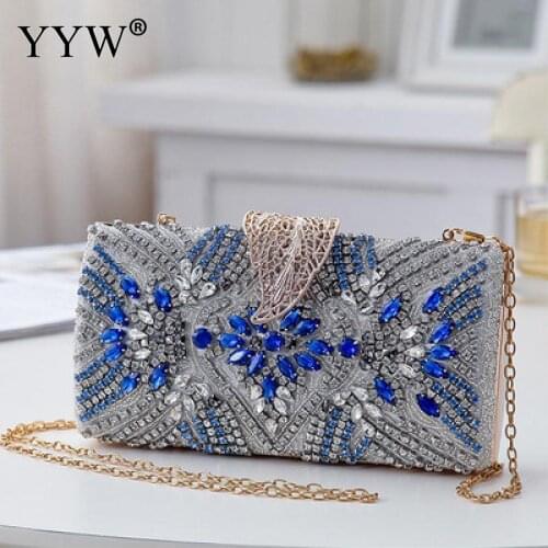 Women Luxury Evening Clutch Bag Long Purse Clutches Evening Bags Women Ladies Clutch Wedding Parites Prom Sac Fashion Shoulder