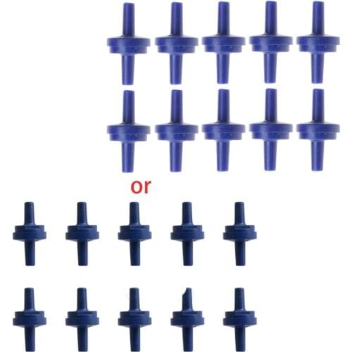 10x Aquarium Non-Return OneWay Check Valve CO2 Air Line Fish Tank Water Air Pump 62KC