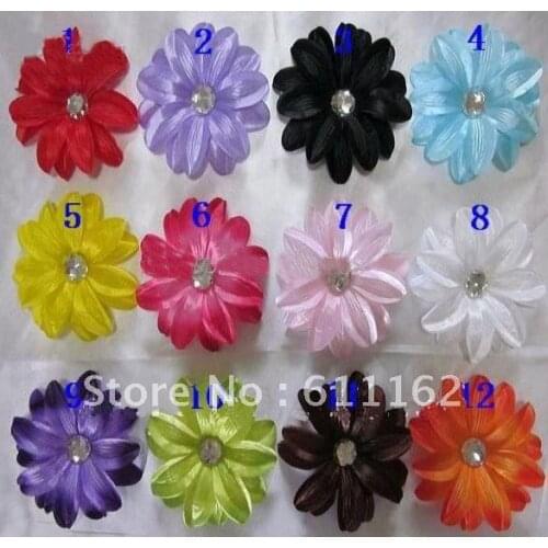 Lily flower hair Childrens hair adorn flower baby hair girls hair bows 180pcs lot