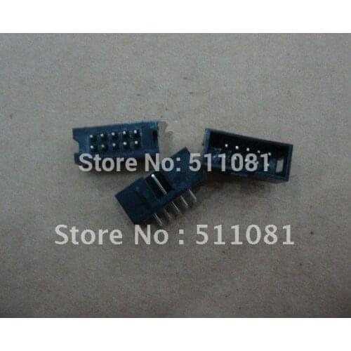 20PCS DC3 10 Pin Shrouded Male Header Connector 2.54mm 10PIN