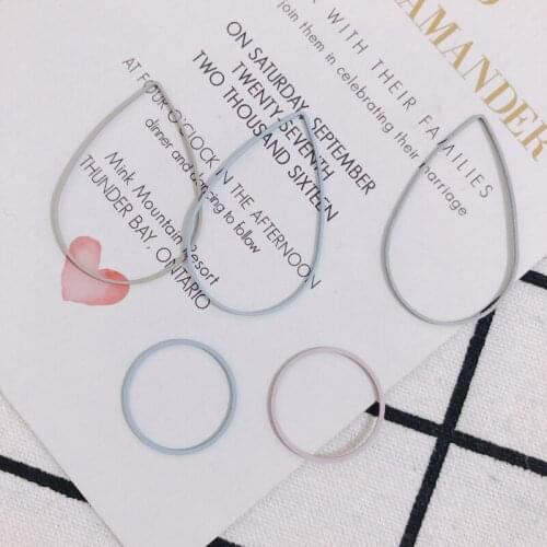 DIY jewelry accessories wholesale Morandi color drops round Korean version of gentle Earrings accessories