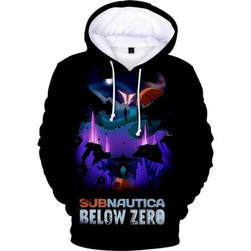 Anime Clothing Subnautica Below Zero 3D Print Fashion Boys/girls Hoodies Sportswear Kawaii Tops Women/Men Hooded Ki Kids Clothes