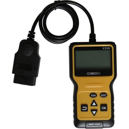 V310 OBD2 Car Check Engine Fault Diagnostic Tool 310 EOBD Code Reader OBD 2 Auto Diagnostic Scanner Live Data Read LCD Display